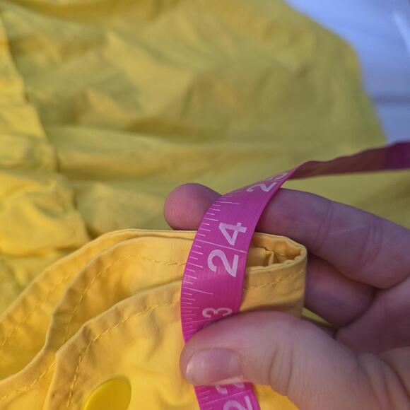 J.Crew Women's Lightweight Yellow Hooded Jacket -Medium - Picture 9 of 9